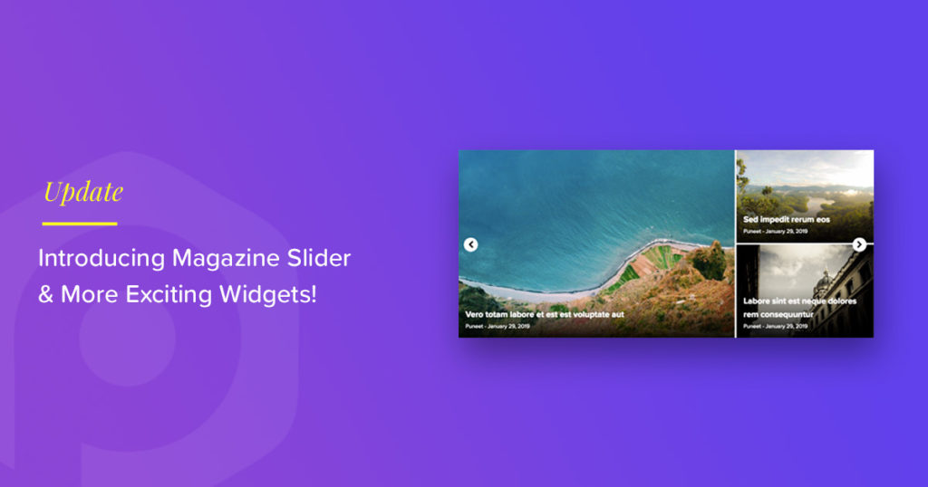 Content Ticker Elementor Widget