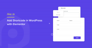 Add Shortcode in WordPress with Elementor